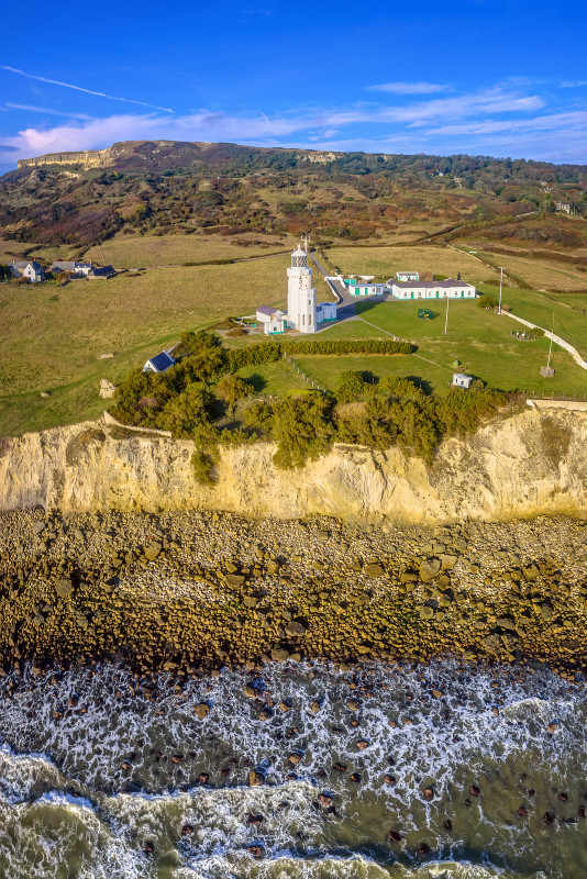 z3317 St Catherines Lighthouse - 'Aerial Visions Photography' showing the beautiful IOW from the air