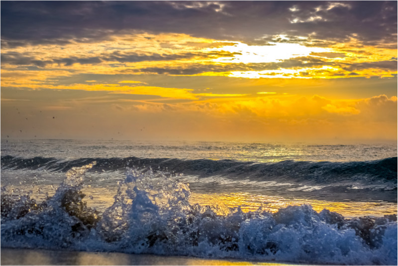 w035 Sandown Sunrise Surf - The