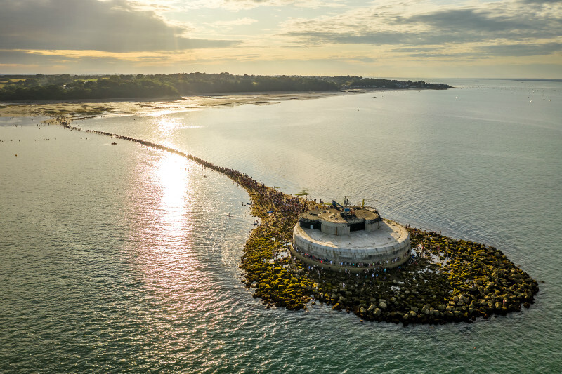 z3501 Fort Walk - 'Aerial Visions Photography' showing the beautiful IOW from the air