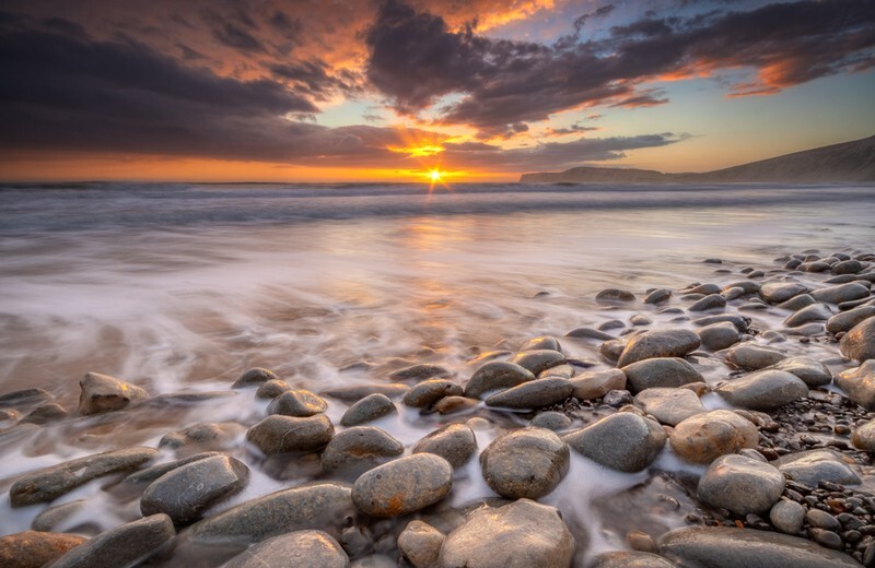 z3741 Silky Compton Sunset - Blackgang to Compton inc Brighstone, Shorwell & West Wight