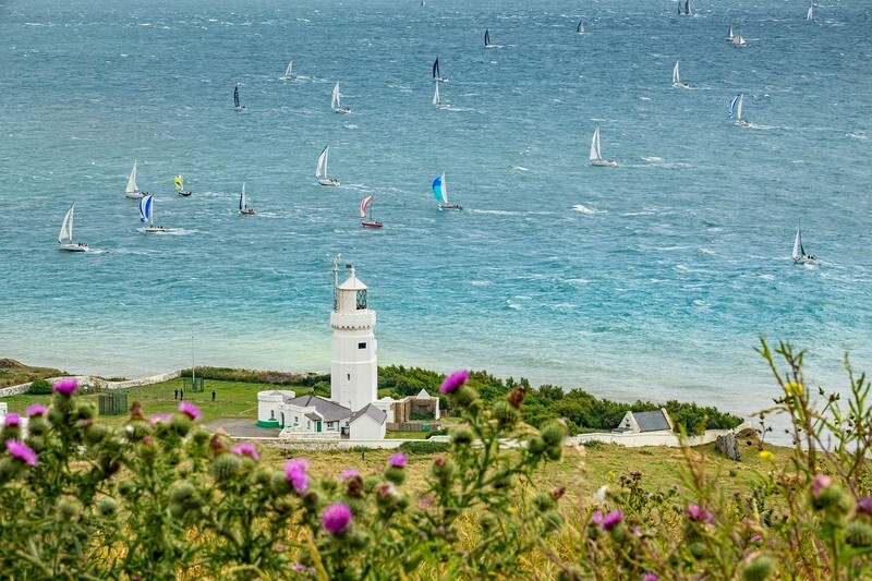 z4291 Round the Island Race, St Catherine's Lighthouse - Ventnor to St Catherine's inc Bonchurch, Whitwell & the Undercliff
