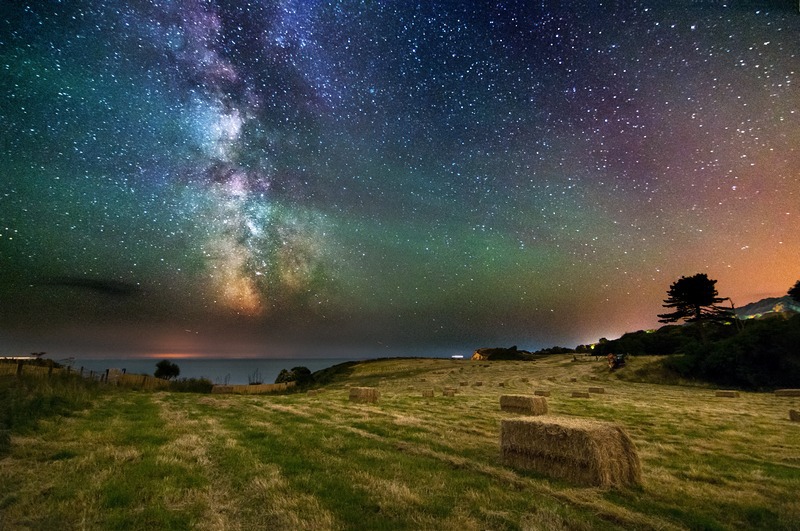 z2473 Midnight Bales above Orchard Bay - Ventnor to St Catherine's inc Bonchurch, Whitwell & the Undercliff