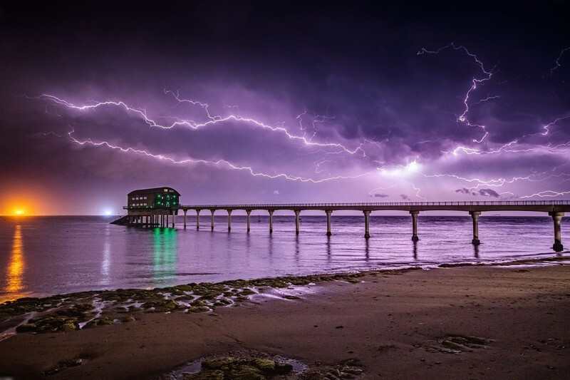 z4048 Electric Clouds over Bembridge Lifeboat Station - The