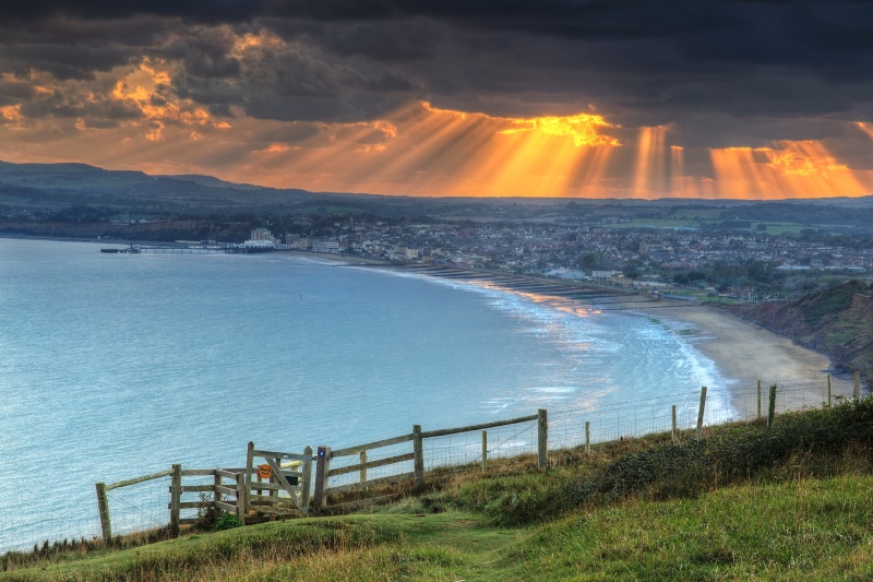 z2539 The Last Light, Sandown Bay - Sandown, Shanklin, Luccombe and Wroxall