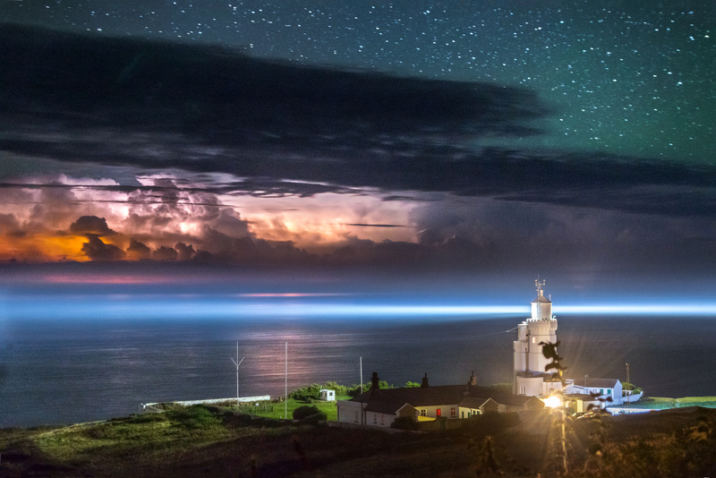 z2524 Storm under the Stars, St Catherine's - Ventnor to St Catherine's inc Bonchurch, Whitwell & the Undercliff