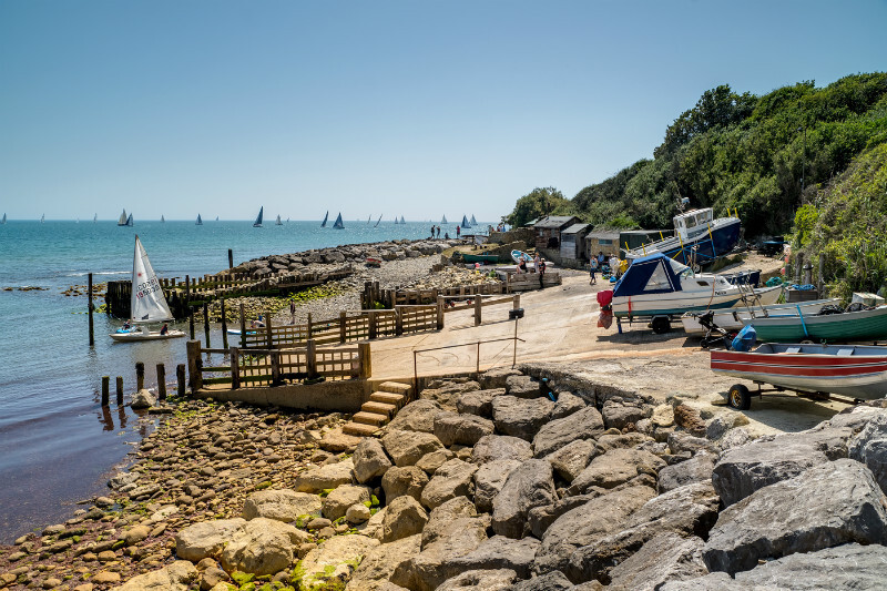 z3453 Round the Island Race, Castlehaven, Niton - Ventnor to St Catherine's inc Bonchurch, Whitwell & the Undercliff