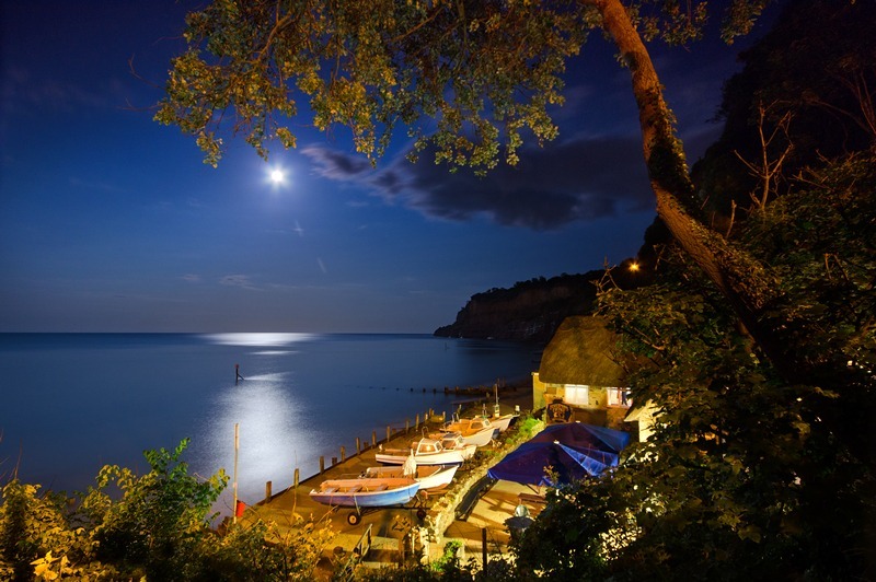 z2219 Shanklin Chine by Moonlight - Sandown, Shanklin, Luccombe and Wroxall