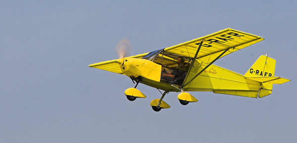 Yellow  Ultralite - Aviation