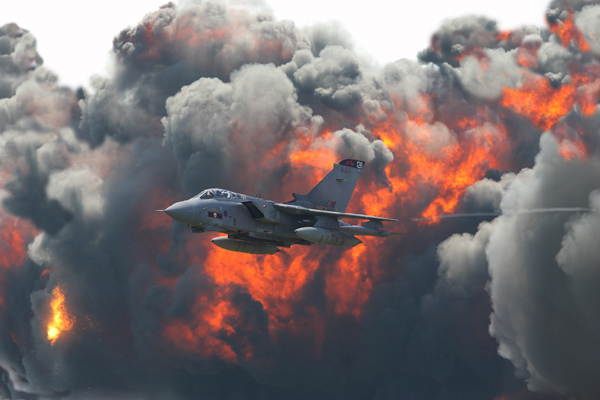 Tornado & RAF Roll Demo - Aviation