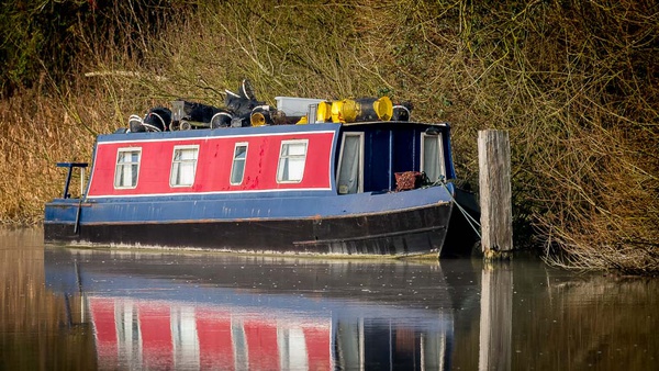 Moored Up For Winter - Transportation