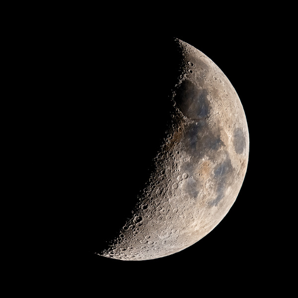 36% Waxing Crescent Moon - Travel & Landscapes