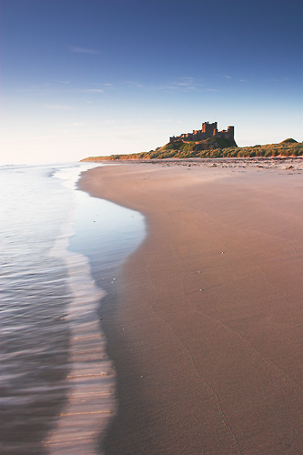 Early Morning Tide, Bamburgh Castle - Northumberland