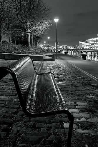 Viewing Glasgow By Night - UK Scenery