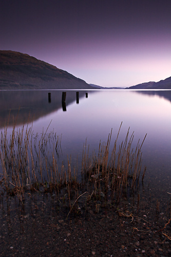 Loch Lomond at Dusk - UK Scenery