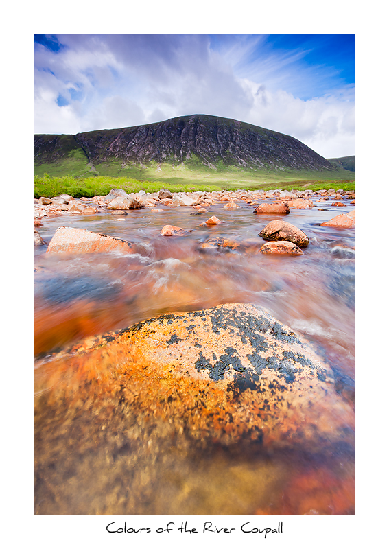 Colours of the River Coupall, Glen Coe - Scottish Highlands
