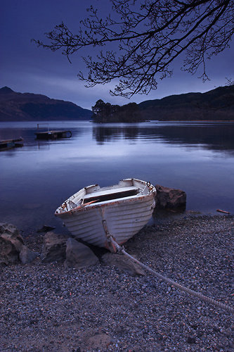 End of the day, Loch Lomond - UK Scenery
