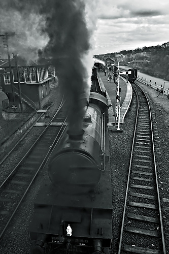 Bo'ness Train. Lothian, Scotland - UK Scenery