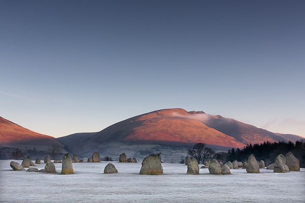 Frosty Castlerigg Stone Circle - UK Scenery
