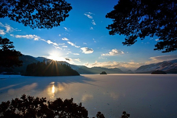 Frozen Derwentwater - Landscapes