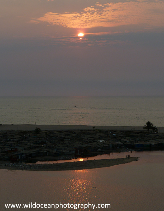 ANG019: Sunset - Angola (W. Africa)