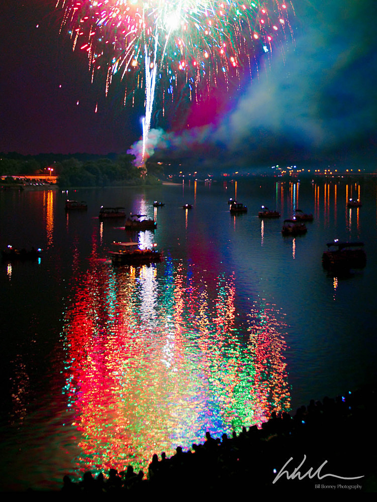 Fireworks Reflections - Harrisburg Area, Pennsylvania
