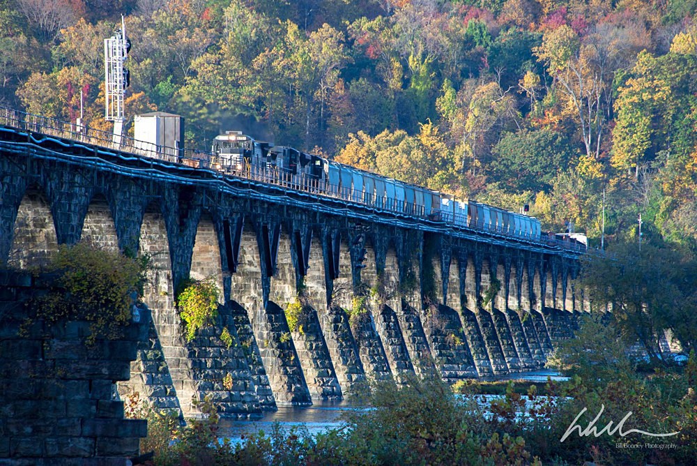 Rockville Bridge Train - Harrisburg Pennsylvania