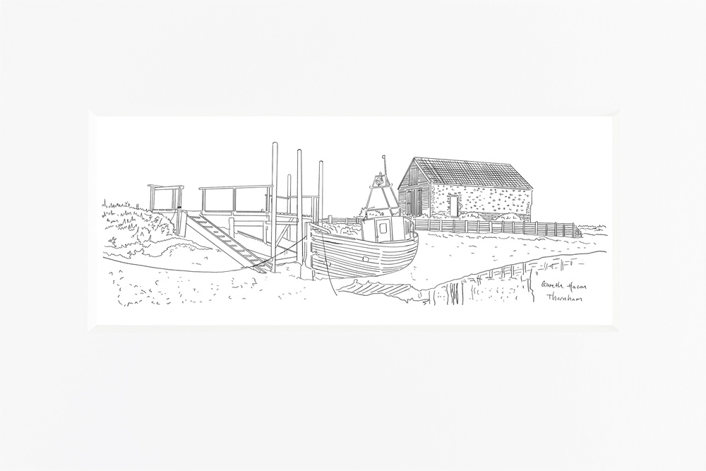 Thornham - Line Art Pano