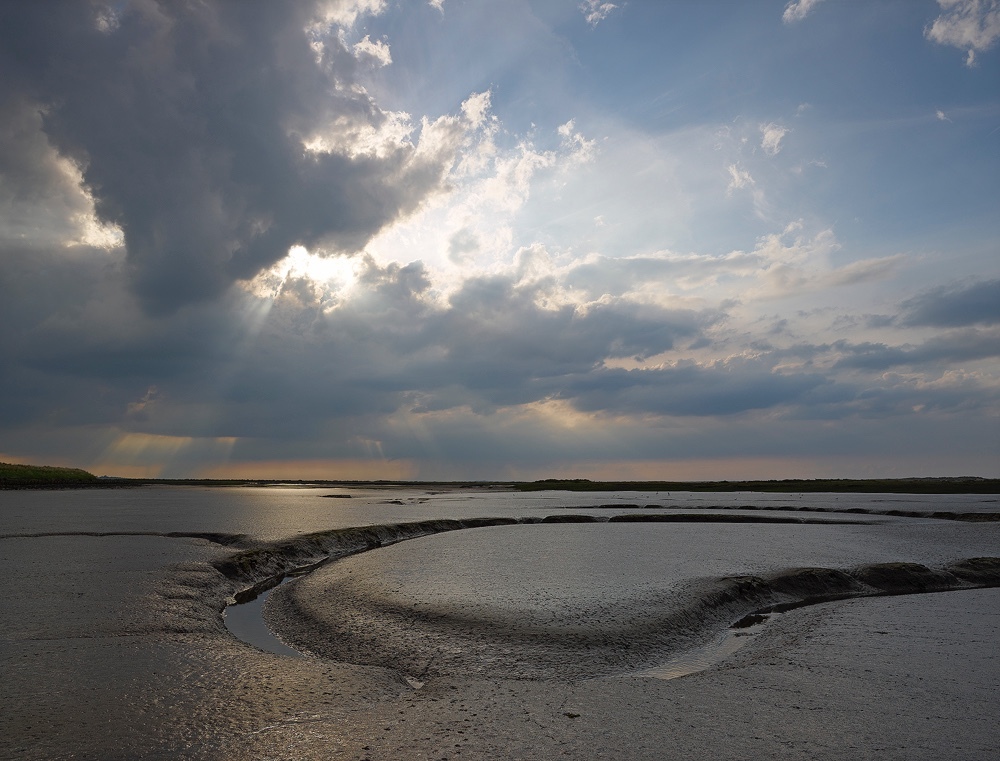 Limited edition photograph along the North Norfolk coastline titled “Overy Creek”