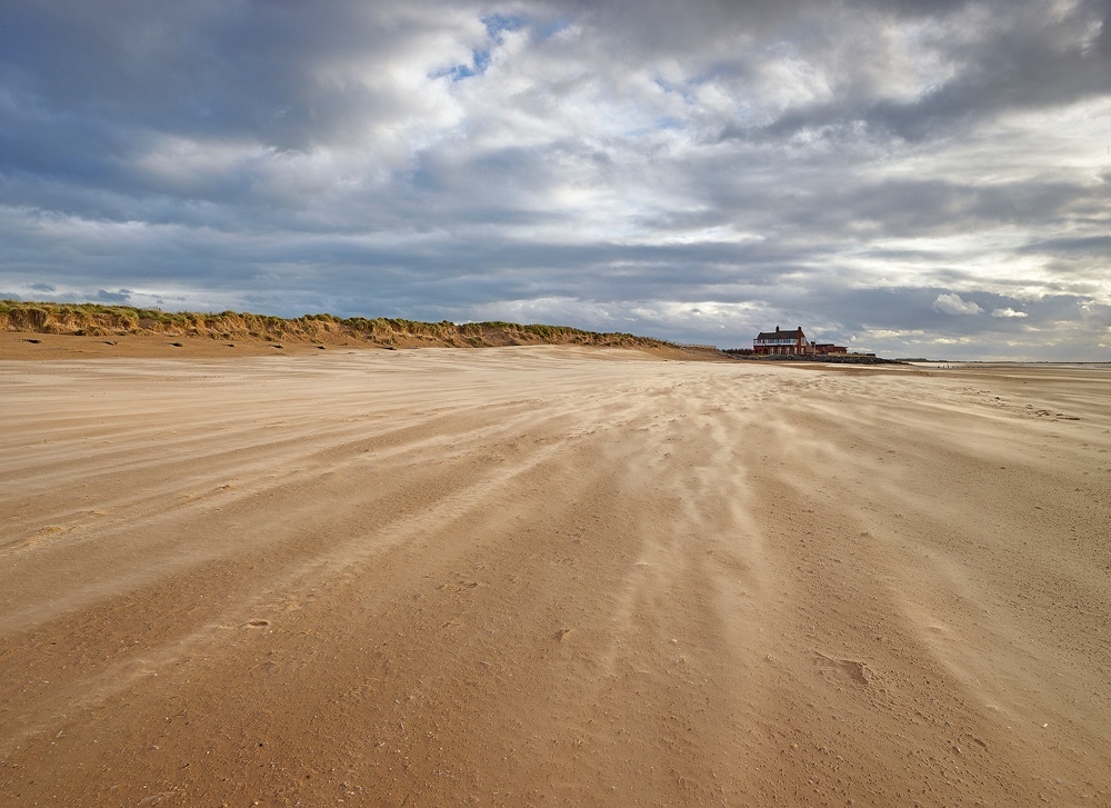 Limited edition photograph along the North Norfolk coastline titled “Windswept - Brancaster Beach”