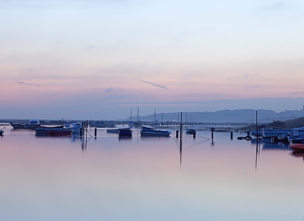 Limited edition photograph of the North Norfolk coastline At Morston titled “Reflections”