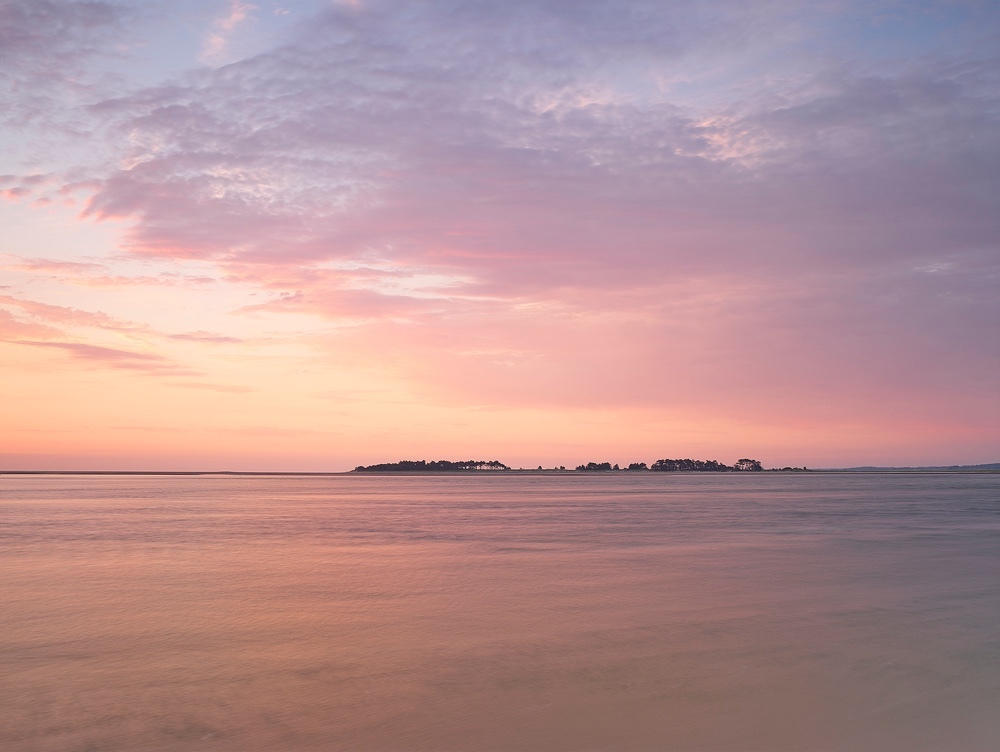 Limited edition photograph of the North Norfolk coastline at Wells-next-the-Sea overlooking East Hills at Sunrise
