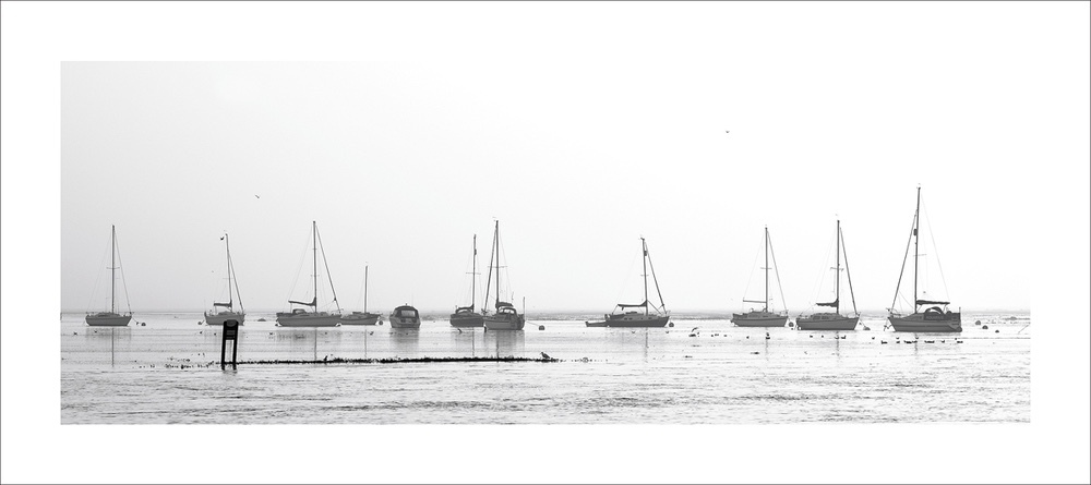 Boats at Wells - Pano - Mini