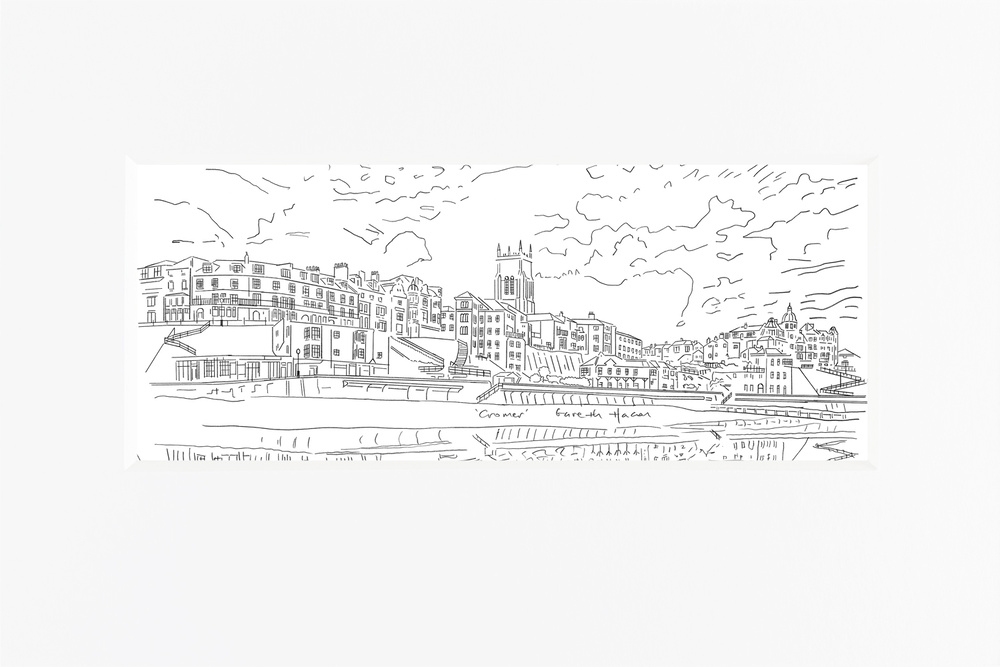 Cromer - Line Art Pano