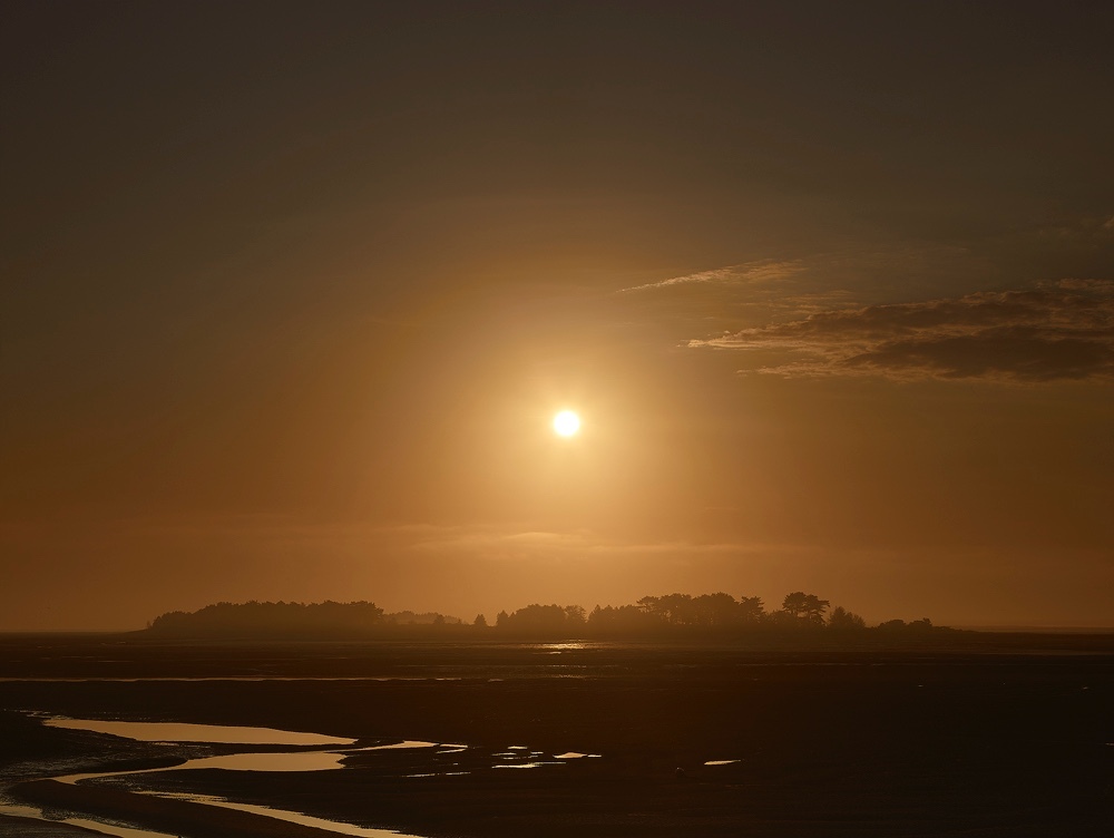 Limited edition photograph of the North Norfolk coastline looking towards East Hills at Wells-next-the-Sea