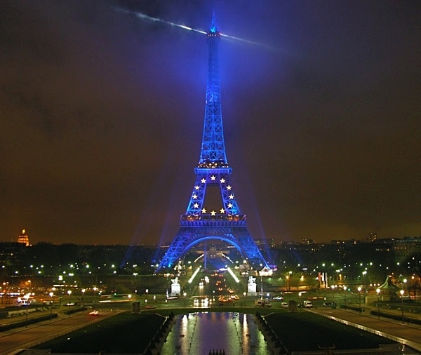La Tour Eiffel, blue - Paris