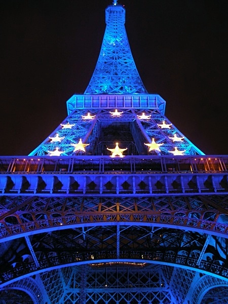 La Tour Eiffel, blue - Paris