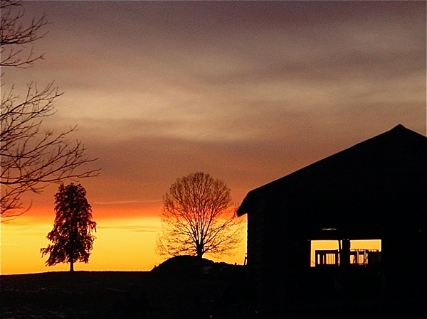 Barn at Sunset - Tennessee