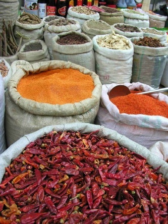 Market in Lhasa, Tibet - Tibet