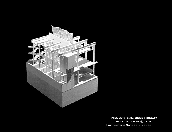 Wood Model - Rare Book Museum