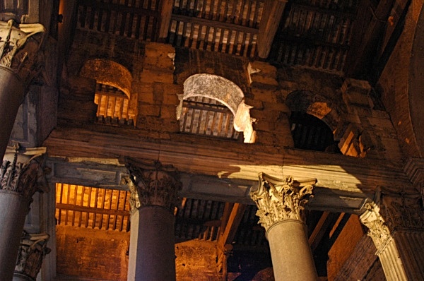 Pantheon - Porch Structure - (minus the bronze) - Tradition - Ancient Roman - Rome - S. Maria d. Martyri (Panteon)