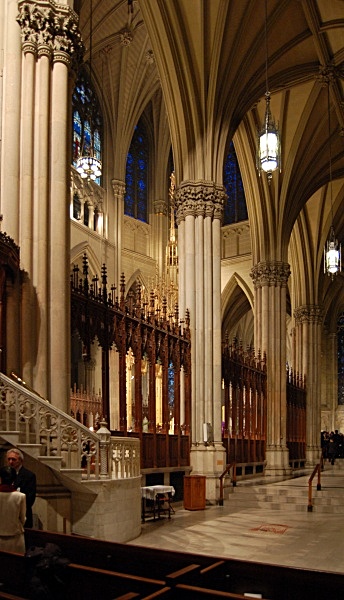 Interior View - Tradition - Gothic Revival - New York - St. Patrick's Cathedral