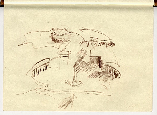 Sketch from Rome - P d S Pietro - Michael Patrick's Travel Sketches
