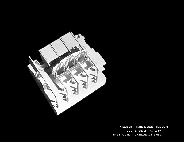 Wood Model - Rare Book Museum
