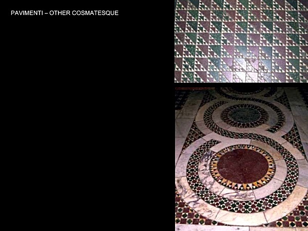  - Tradition - Cosmatesque Stonework - 5th to 9th C Rome