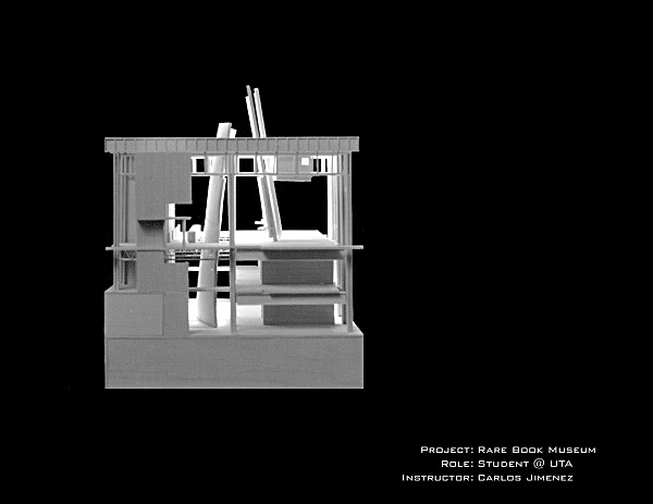 Wood Model - Rare Book Museum