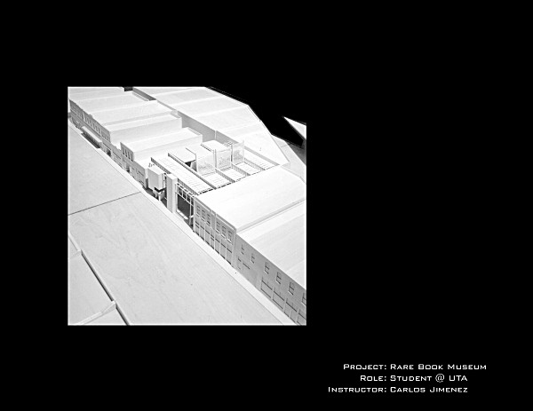 Wood Model - Rare Book Museum
