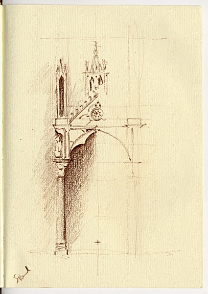 Sketch from Rome - S Paolo - Michael Patrick's Travel Sketches