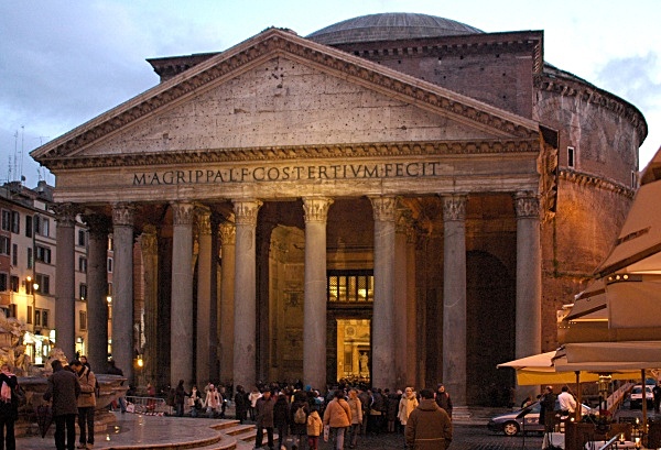 Pantheon - Dusk View - Tradition - Ancient Roman - Rome - S. Maria d. Martyri (Panteon)