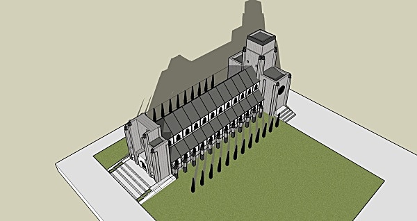  - Theoretical Modern Basilica