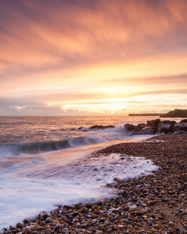 Southwick Sunset - Seascape